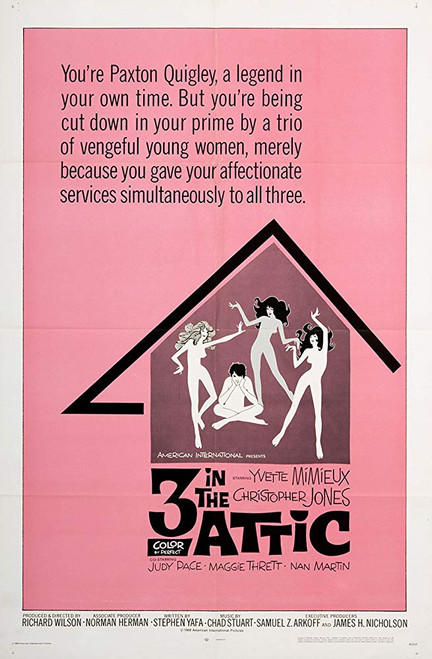 Three In The Attic (1968) - Christopher Jones DVD Three In The Attic (1968) - Christopher Jones DVD