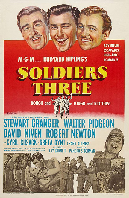 Soldiers Three (1951) - Stewart Granger  DVD Soldiers Three (1951) - Stewart Granger  DVD