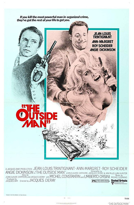 The Outside Man (1972) - Roy Scheider  DVD The Outside Man (1972) - Roy Scheider  DVD