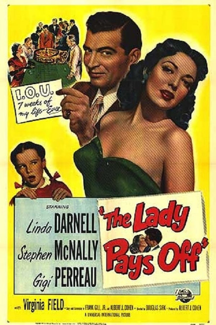 The Lady Pays Off (1951) - Linda Darnell  DVD The Lady Pays Off (1951) - Linda Darnell  DVD