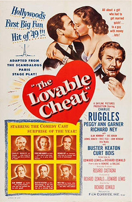 The Loveable Cheat (1949) - Charles Ruggles  DVD The Loveable Cheat (1949) - Charles Ruggles  DVD