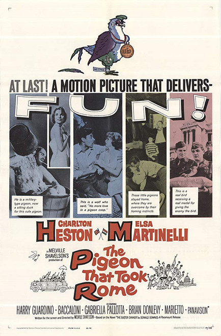 The Pigeon That Took Rome (1962) - Charlton Heston DVD The Pigeon That Took Rome (1962) - Charlton Heston DVD