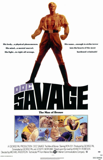 Doc Savage : The Man Of Bronze (1975) - Ron Ely  DVD Doc Savage : The Man Of Bronze (1975) - Ron Ely  DVD