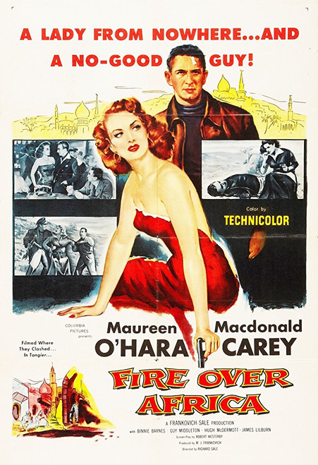 Malaga AKA Fire Over Africa (1954) - Maureen O´Hara  DVD Malaga AKA Fire Over Africa (1954) - Maureen O´Hara  DVD