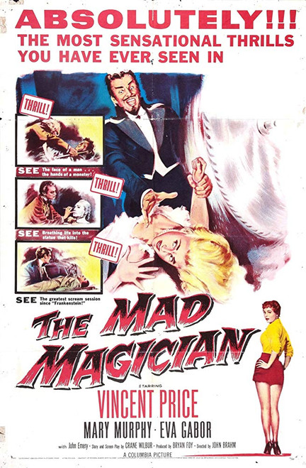 The Mad Magician (1954) - Vincent Price  DVD The Mad Magician (1954) - Vincent Price  DVD