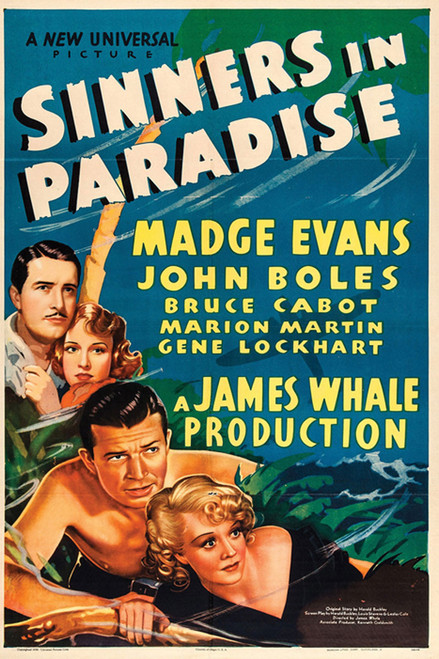 Sinners In Paradise (1938) - Bruce Cabot  DVD Sinners In Paradise (1938) - Bruce Cabot  DVD