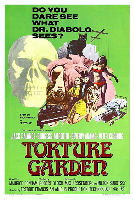 Torture Garden (1967) - Jack Palance  DVD Torture Garden (1967) - Jack Palance  DVD