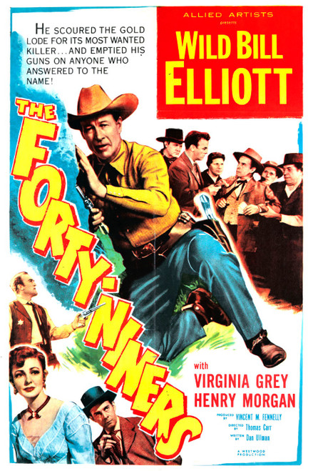 The Forty-Niners (1954) - Bill Elliott  DVD The Forty-Niners (1954) - Bill Elliott  DVD