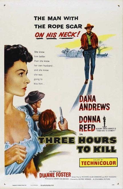 Three Hours To Kill (1954) - Dana Andrews  DVD Three Hours To Kill (1954) - Dana Andrews  DVD