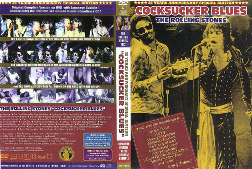 Rolling Stones - Cocksucker Blues (1972) DVD + CD Rolling Stones - Cocksucker Blues (1972) DVD + CD