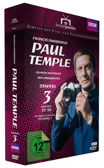 Francis Durbridge - Paul Temple : Complete Season 3 - Francis Matthews (4 DVD Box Set) Francis Durbridge - Paul Temple : Complete Season 3 - Francis Matthews (4 DVD Box Set)