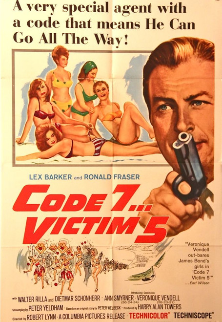 Code 7, Victim 5 (1964) - Lex Barker DVD Code 7, Victim 5 (1964) - Lex Barker DVD
