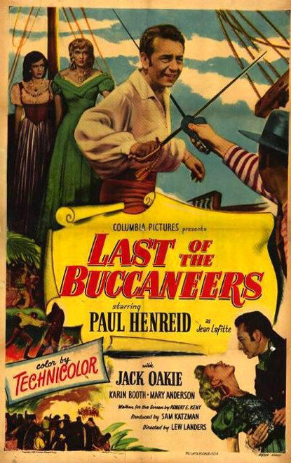 Last Of The Buccaneers (1950) - Paul Henreid DVD Last Of The Buccaneers (1950) - Paul Henreid DVD