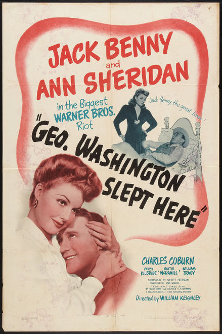 George Washington Slept Here (1942) - Jack Benny Colorized Version DVD George Washington Slept Here (1942) - Jack Benny Colorized Version DVD