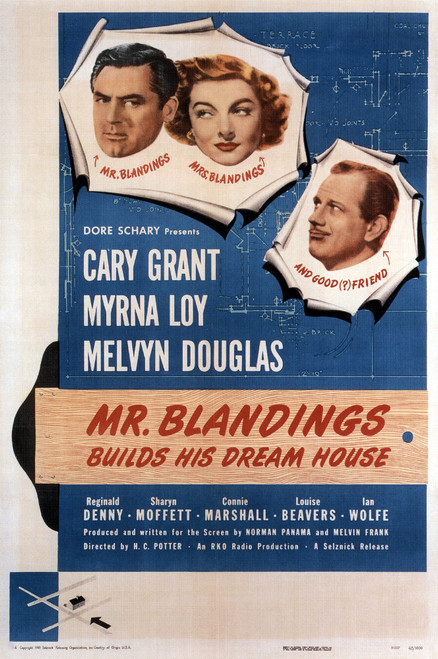 Mr. Blandings Builds His Dream House (1948) - Cary Grant Colorized Version DVD