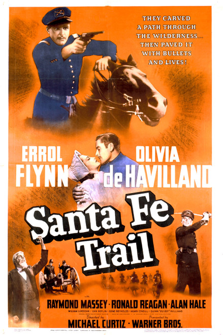 Santa Fe Trail (1940) - Errol Flynn Colorized Version DVD Santa Fe Trail (1940) - Errol Flynn Colorized Version DVD