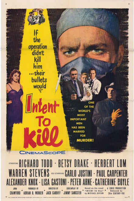 Intent To Kill (1958) - Richard Todd DVD Intent To Kill (1958) - Richard Todd DVD