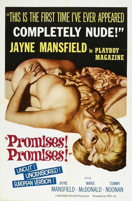 Promises Promises (1963) - Jayne Mansfield DVD Promises Promises (1963) - Jayne Mansfield DVD