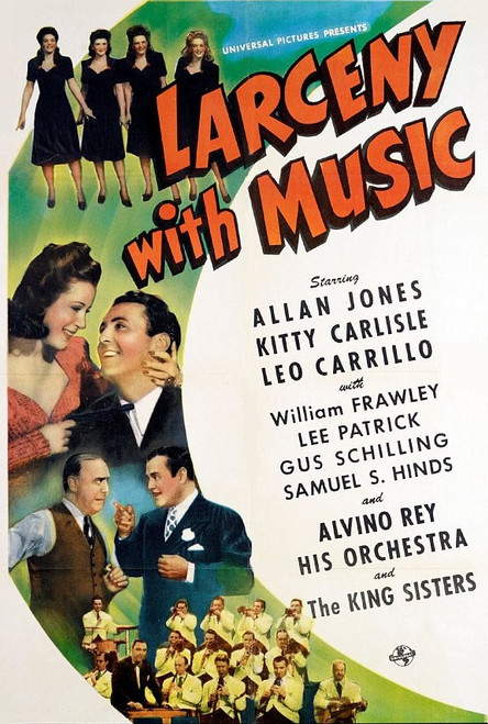Larceny With Music (1943) - Allan Jones DVD Larceny With Music (1943) - Allan Jones DVD