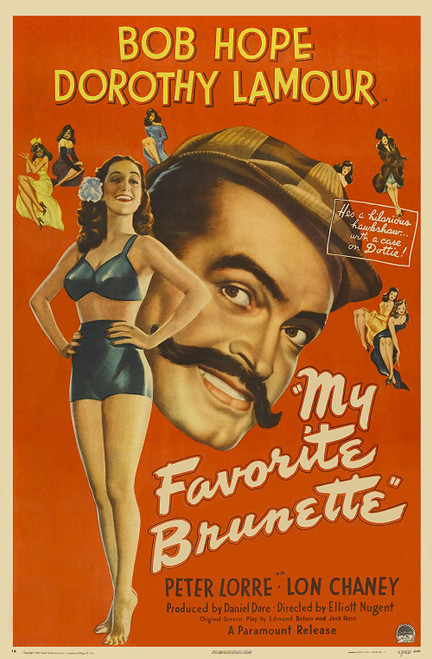 My Favorite Brunette (1947) - Bob Hope DVD Colorized Version My Favorite Brunette (1947) - Bob Hope DVD Colorized Version