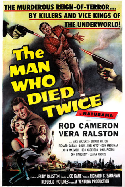 The Man Who Died Twice (1958) - Rod Cameron DVD