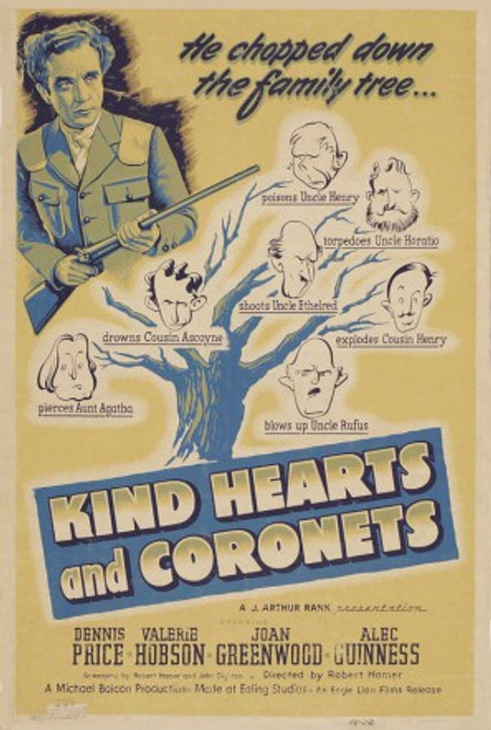 Kind Hearts And Coronets (1949) - Alec Guinness DVD Colorized Version Kind Hearts And Coronets (1949) - Alec Guinness DVD Colorized Version