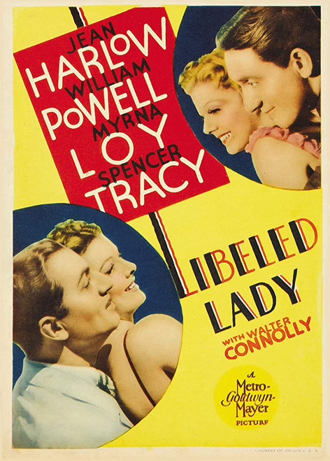 Libeled Lady (1936) - Spencer Tracy DVD Colorized Version Libeled Lady (1936) - Spencer Tracy DVD Colorized Version