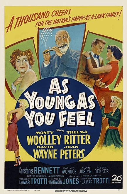 As Young As You Feel (1951) - Monty Woolley DVD Colorized Version As Young As You Feel (1951) - Monty Woolley DVD Colorized Version