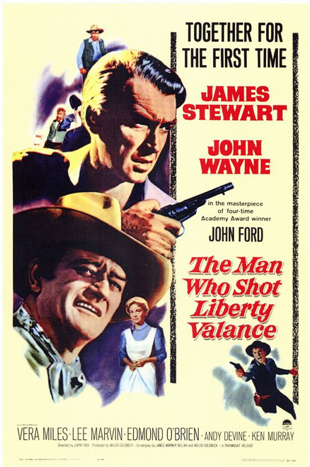 The Man Who Shot Liberty Valance (1962) - John Wayne  Colorized Version The Man Who Shot Liberty Valance (1962) - John Wayne  Colorized Version