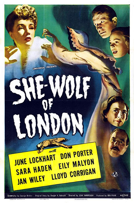 She-Wolf Of London (1946) - June Lockhart  Colorized Version She-Wolf Of London (1946) - June Lockhart  Colorized Version