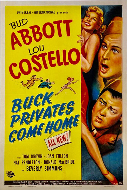 Buck Privates Come Home (1947) - Abbott & Costello  Colorized Version Buck Privates Come Home (1947) - Abbott & Costello  Colorized Version
