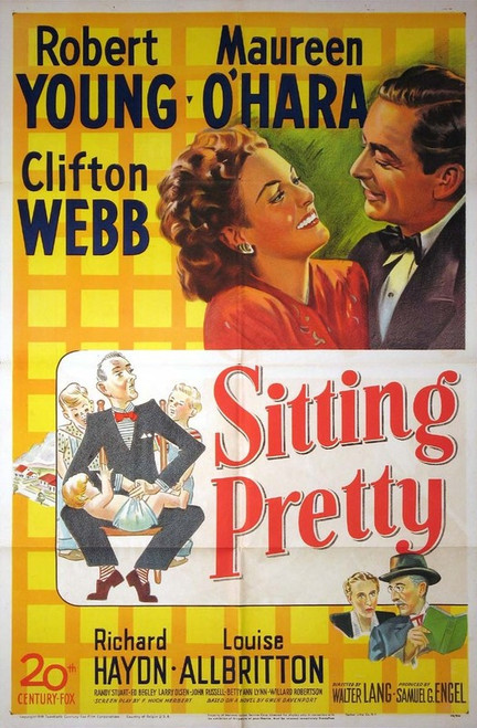 Sitting Pretty (1948) - Robert Young  DVD  Colorized Version Sitting Pretty (1948) - Robert Young  DVD  Colorized Version