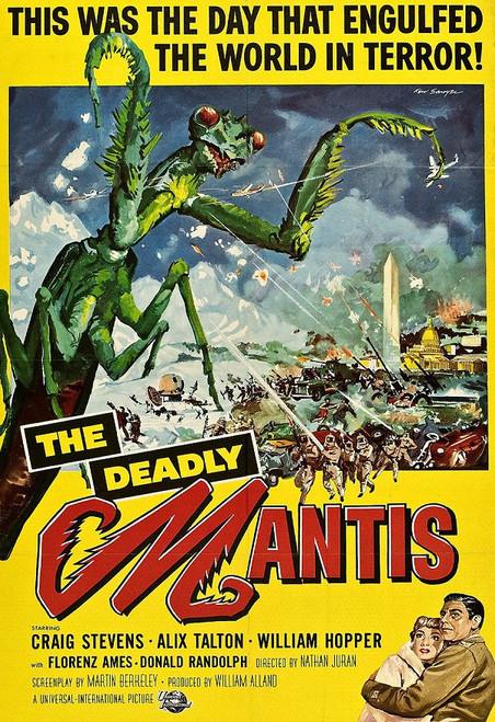The Deadly Mantis (1957) - Craig Stevens  Colorized Version The Deadly Mantis (1957) - Craig Stevens  Colorized Version