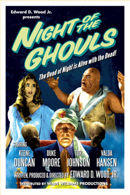Night Of The Ghouls (1959) - Kenne Duncan  Colorized Version
