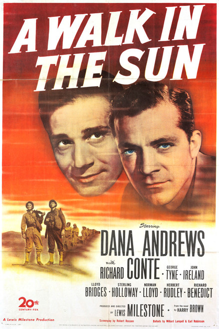 A Walk In The Sun (1945) - Dana Andrews  Colorized Version A Walk In The Sun (1945) - Dana Andrews  Colorized Version