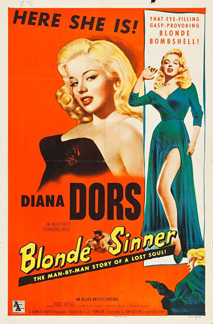 Blonde Sinner (1956) - Diana Dors   Colorized Version Blonde Sinner (1956) - Diana Dors   Colorized Version