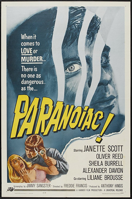 Paranoiac (1963) - Oliver Reed Colorized Version DVD Paranoiac (1963) - Oliver Reed Colorized Version DVD