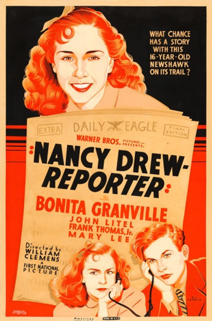 Nancy Drew...Reporter (1939) - Bonita Granville Colorized Version DVD Nancy Drew...Reporter (1939) - Bonita Granville Colorized Version DVD