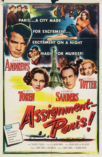 Assignment : Paris (1952) - Dana Andrews Colorized Version DVD Assignment : Paris (1952) - Dana Andrews Colorized Version DVD
