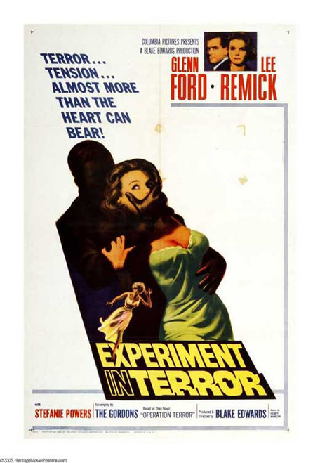 Experiment In Terror (1962) - Glenn Ford Colorized Version DVD Experiment In Terror (1962) - Glenn Ford Colorized Version DVD