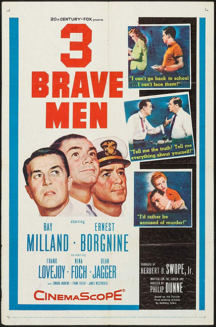 The Brave One movie poster (1956) [Michel Ray] 1961 re-issue 27x41