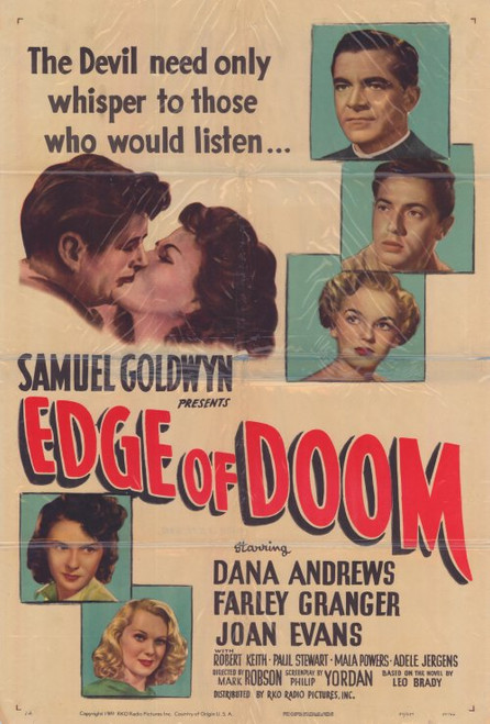 Edge Of Doom (1950) - Dana Andrews Colorized Version DVD Edge Of Doom (1950) - Dana Andrews Colorized Version DVD