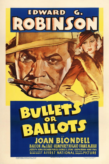 Bullets Or Ballots (1936) - Edward G. Robinson Colorized Version DVD Bullets Or Ballots (1936) - Edward G. Robinson Colorized Version DVD