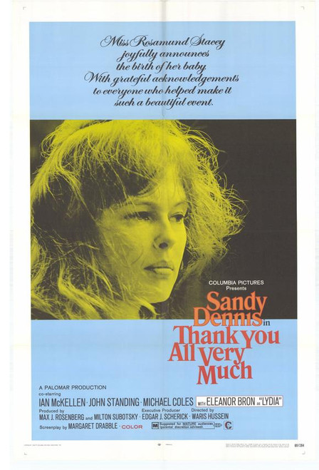 A Touch Of Love AKA Thank You All Very Much (1969) - Sandy Dennis  DVD A Touch Of Love AKA Thank You All Very Much (1969) - Sandy Dennis  DVD