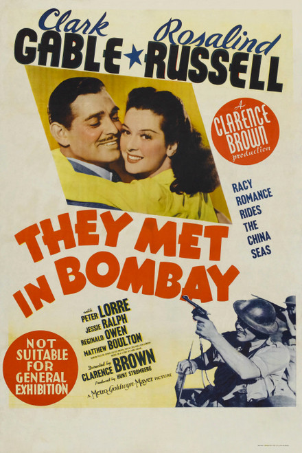 They Met In Bombay (1941) - Clark Gable Colorized Version DVD They Met In Bombay (1941) - Clark Gable Colorized Version DVD