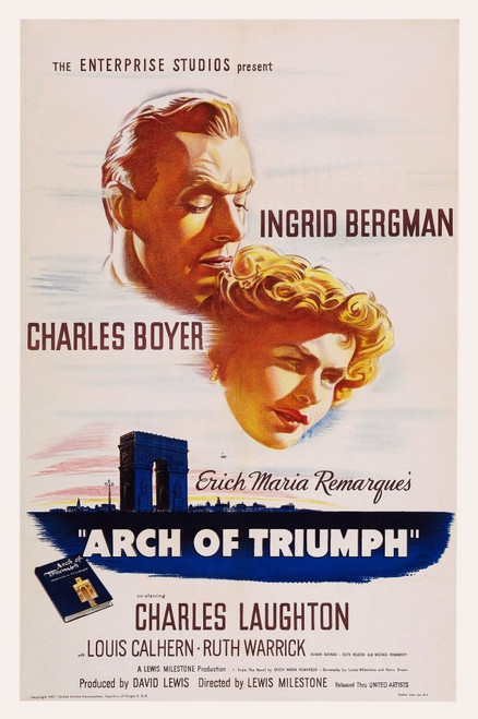 Arch Of Triumph (1948) - Ingrid Bergman  Colorized Version  DVD Arch Of Triumph (1948) - Ingrid Bergman  Colorized Version  DVD