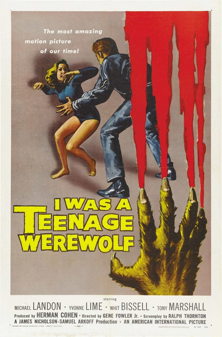 I Was A Teenage Werewolf (1957) - Michael Landon Colorized Version DVD I Was A Teenage Werewolf (1957) - Michael Landon Colorized Version DVD