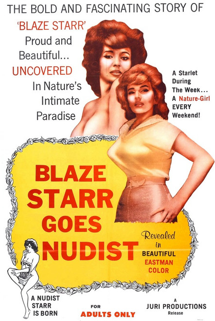 Blaze Starr Goes Nudist (1962) - Doris Wishman DVD Blaze Starr Goes Nudist (1962) - Doris Wishman DVD