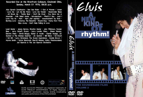Elvis - A New Kind Of Rhythm : The Soundboard Films Vol. 2  DVD Elvis - A New Kind Of Rhythm : The Soundboard Films Vol. 2  DVD