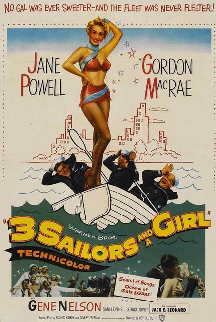 Three Sailors And A Girl (1953) - Jane Powell DVD Three Sailors And A Girl (1953) - Jane Powell DVD